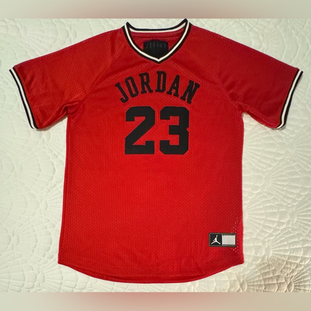 Jordan Authentic Jersey- Boys Size L